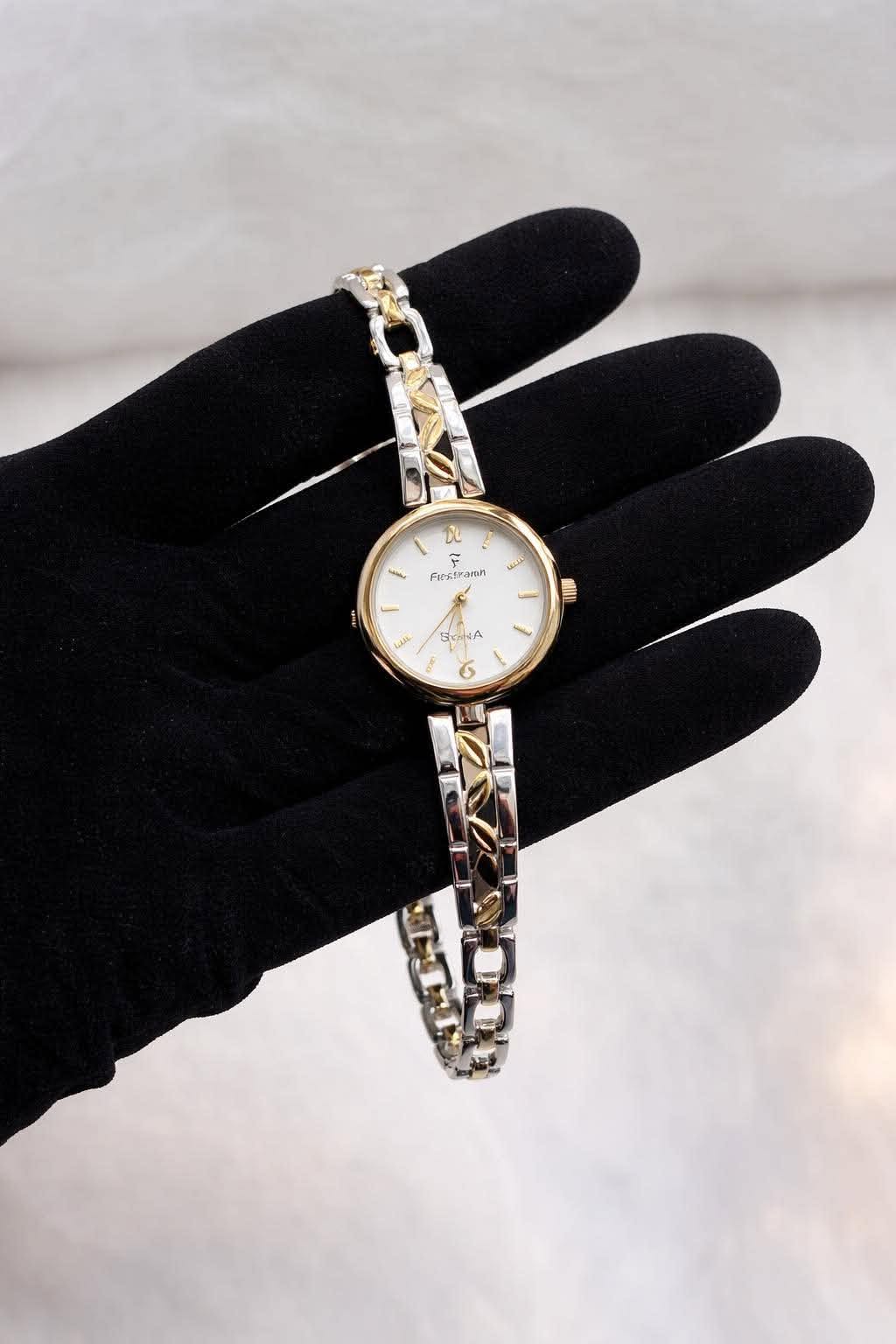 Firstrack Two-Tone White Dial Classic Watch — Savageon Bangladesh
