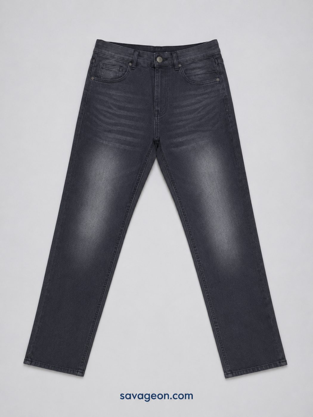 Fabrilife Men's Charcoal Black Slim Fit Denim Jeans — Savageon Bangladesh