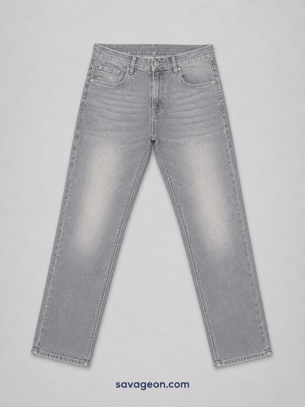 Jack & Jones Men's Light Grey Slim Fit Denim Jeans — Savageon Bangladesh