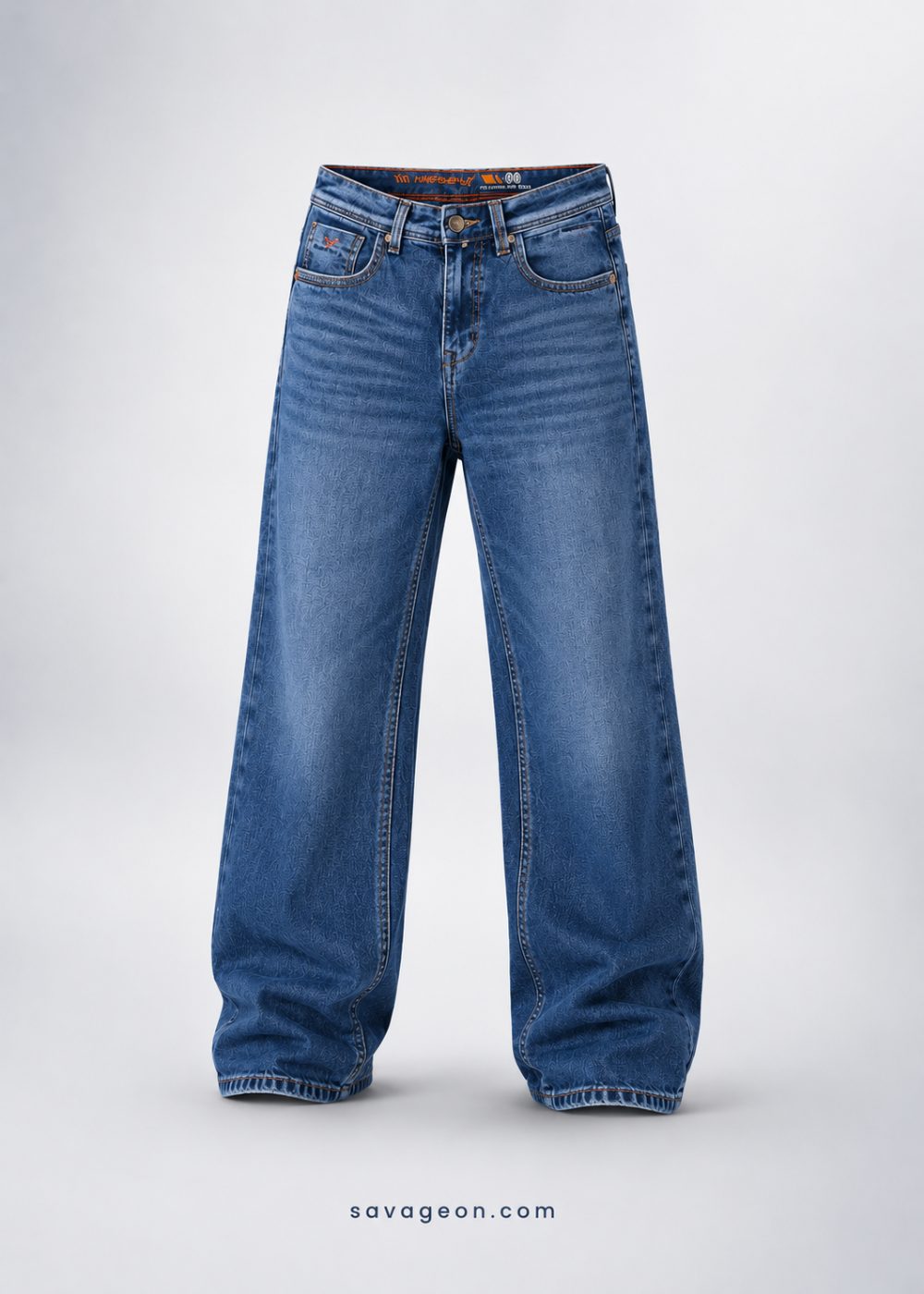 Men's Premium Light Blue Denim Jeans — Savageon Bangladesh