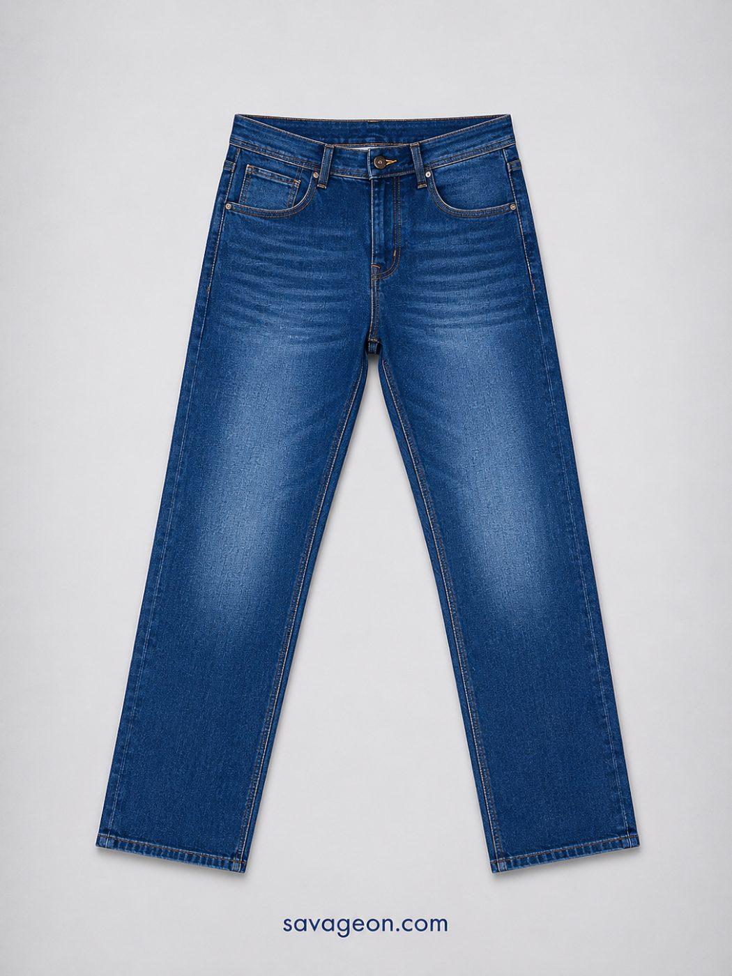 Wrangler Men's Classic Blue Straight Fit Denim Jeans — Savageon Bangladesh